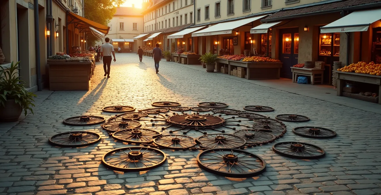 Visualisation du circuit économique d'un euro dépensé dans la mobilité locale