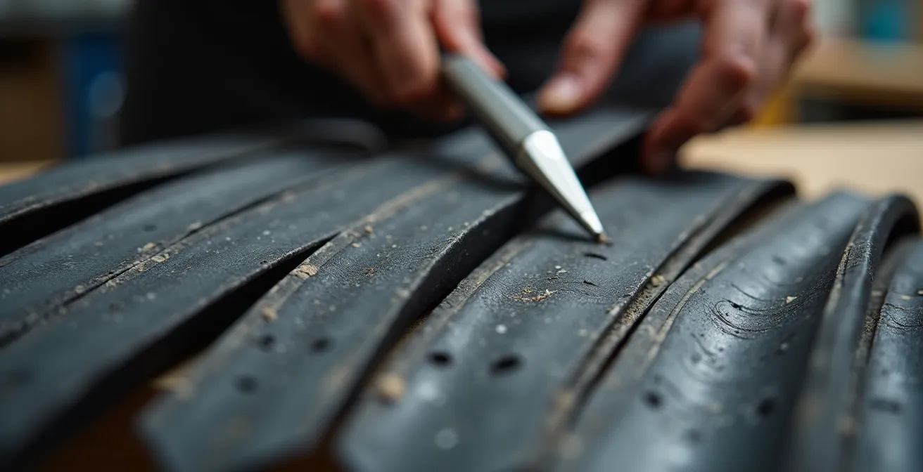 Transformation créative de chambres à air usagées en accessoires durables