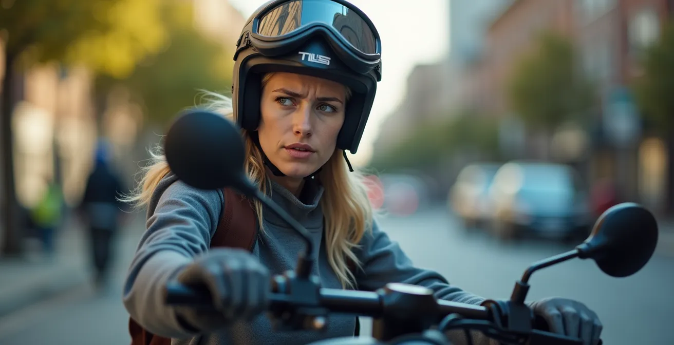 Vue aérienne d'une zone urbaine avec différentes zones colorées représentant les limitations de vitesse